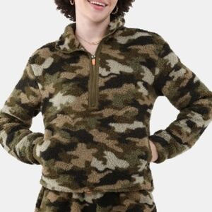 Camo Fleece Pullover